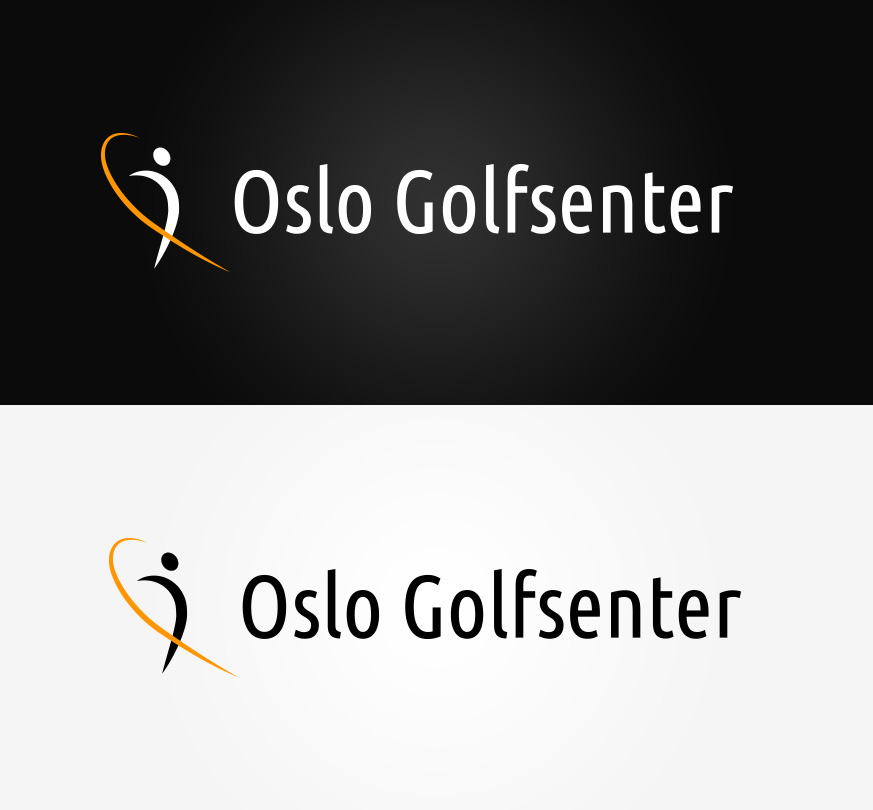 Horizontal logo with color on dark background and on light background
